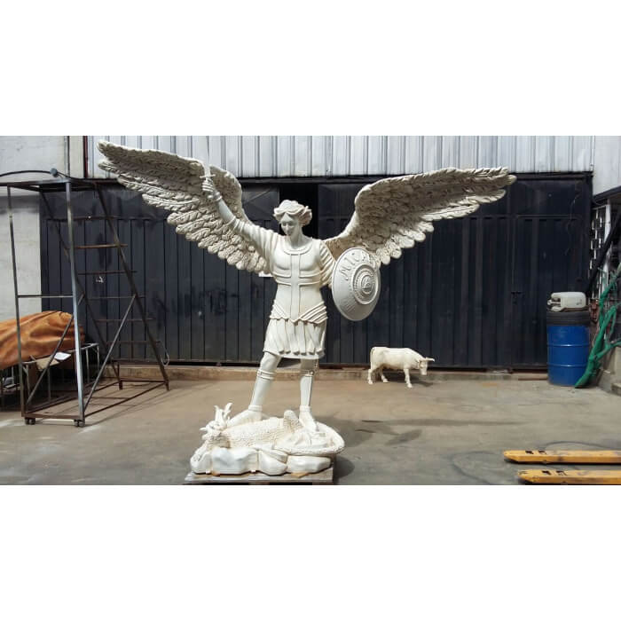 St. Michael Archangel 76 Inch,St. Michael Archangel Seventy Six Inch,St. Michael Archangel Angel Statue,76 Inch St. Michael Archangel,Seventy Six Inch St. Michael Archangel Statue