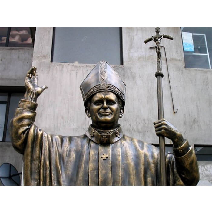 Pope John Paul II 118 Inch,Pope John Paul II One Eighteen Inch,Pope John Paul II Statue,118 Inch Pope John Paul II,One Eighteen Inch Pope John Paul II Statue