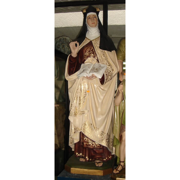 St. Therese of Avila 61 Inch,St. Therese Sixty One Inch Saint,St. Therese Saint Statue,61 Inch St. Therese Statue,Sixty One Inch St. Therese of Avila Statue