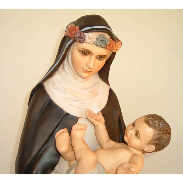 St. Rose of Lima 33 Inch, St. Rose of Lima Thirty Three Inch, St. Rose of Lima Saint Statue, 33 Inch St. Rose of Lima, Thirty Three Inch St. Rose of Lima Saint Statue