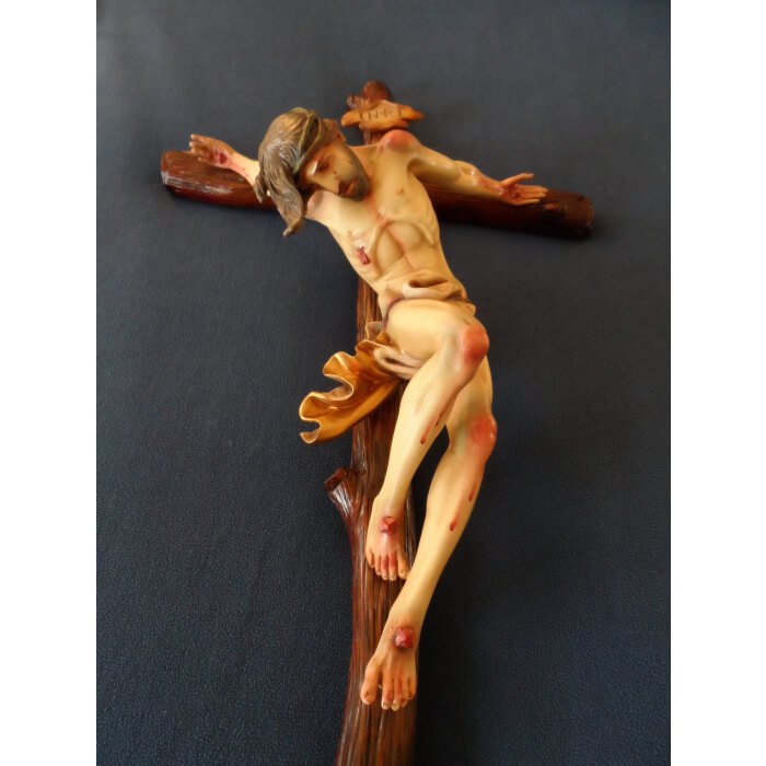 Crucifix 38 Inch Fallen, Crucifix Thirty Eight Inch, Crucifix Fallen Statue, 38 Inch Crucifix Fallen, Thirty Eight Inch Crucifix Fallen Statue