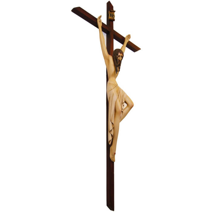 Crucifix 48 Inch Modern, Crucifix Forty Eight Inch, Crucifix Modern Statue, 48 Inch Crucifix Modern, Forty Eight Inch Crucifix Modern Statue