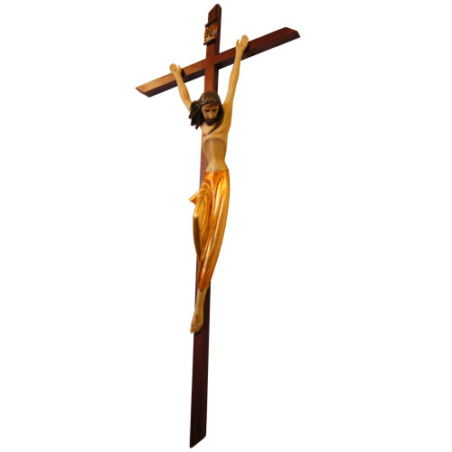 Crucifix 48 Inch Modern, Crucifix Forty Eight Inch, Crucifix Modern Statue, 48 Inch Crucifix Modern, Forty Eight Inch Crucifix Modern Statue