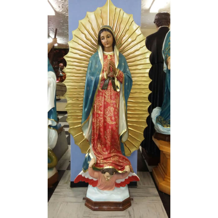 Guadalupe 60 Inch Statue, Guadalupe Sixty Inch, Guadalupe Virgins Statue, 60 Inch Guadalupe, Sixty Inch Guadalupe Statue