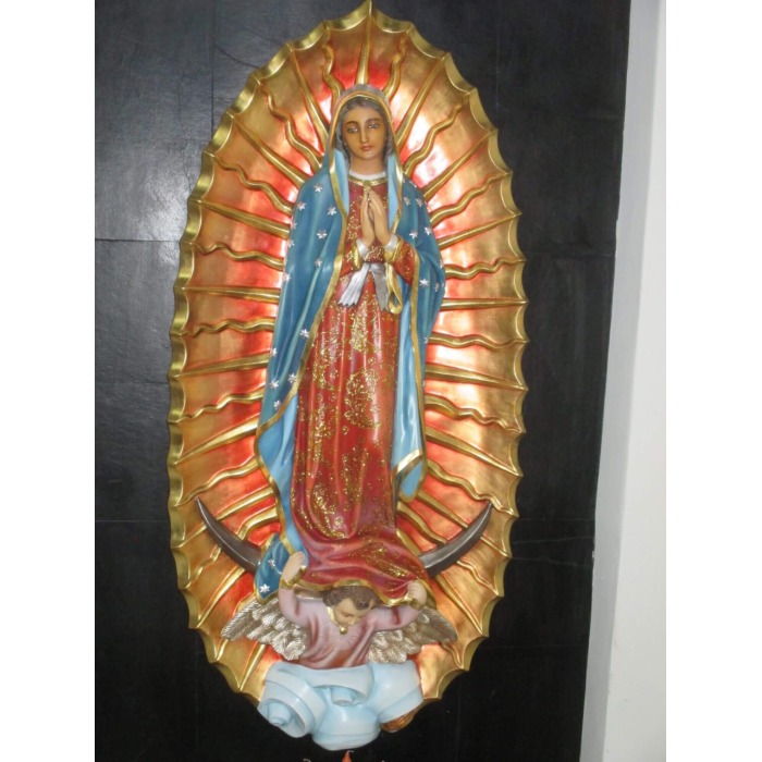 Guadalupe 60 Inch plaque Statue, Guadalupe Sixty Inch plaque Statue, Virgins Statue, Guadalupe 60 Inch plaque Virgins Statue, Guadalupe Sixty Inch plaque Virgins Statue,