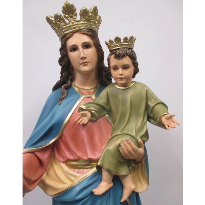 Help of Christians 43 Inch,Help of Christians Forty Three Inch Statue,Help of Christians Virgins Statue,43 Inch Help of Christians Statue,Forty Three Inch Help of Christians Statue