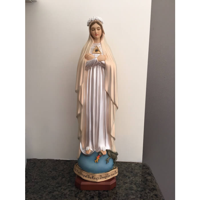 Lady of the Indwelling,Holy Trinity,Lady of the Indwelling Holy Trinity Statue