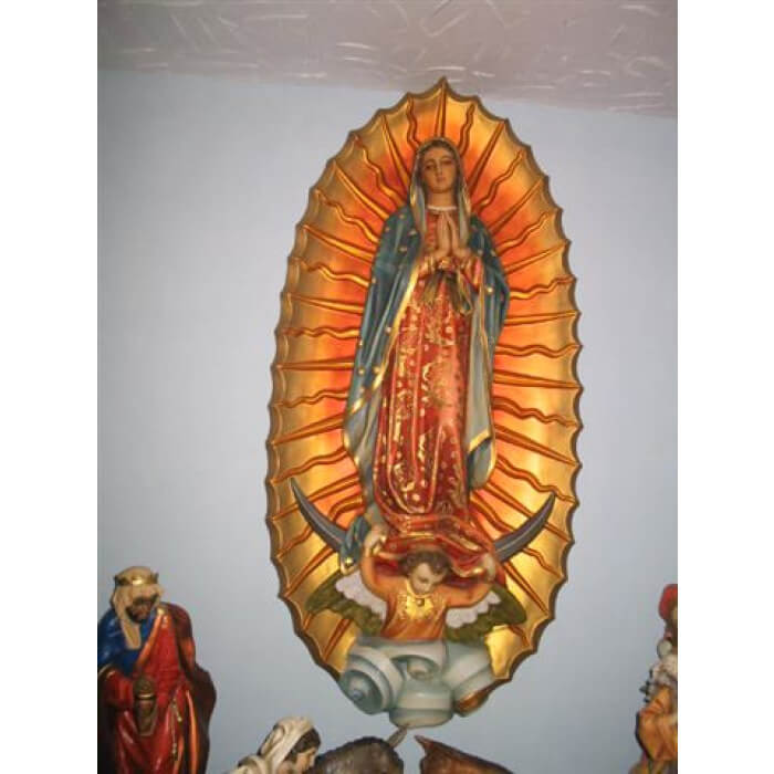 Guadalupe 60 Inch plaque Statue, Guadalupe Sixty Inch plaque Statue, Virgins Statue, Guadalupe 60 Inch plaque Virgins Statue, Guadalupe Sixty Inch plaque Virgins Statue,