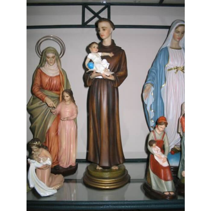  St. Anthony 18 Inch, St. Anthony Eighteen Inch, St. Anthony Saint Statue, 18 Inch St. Anthony Statue, Eighteen Inch St. Anthony Statue