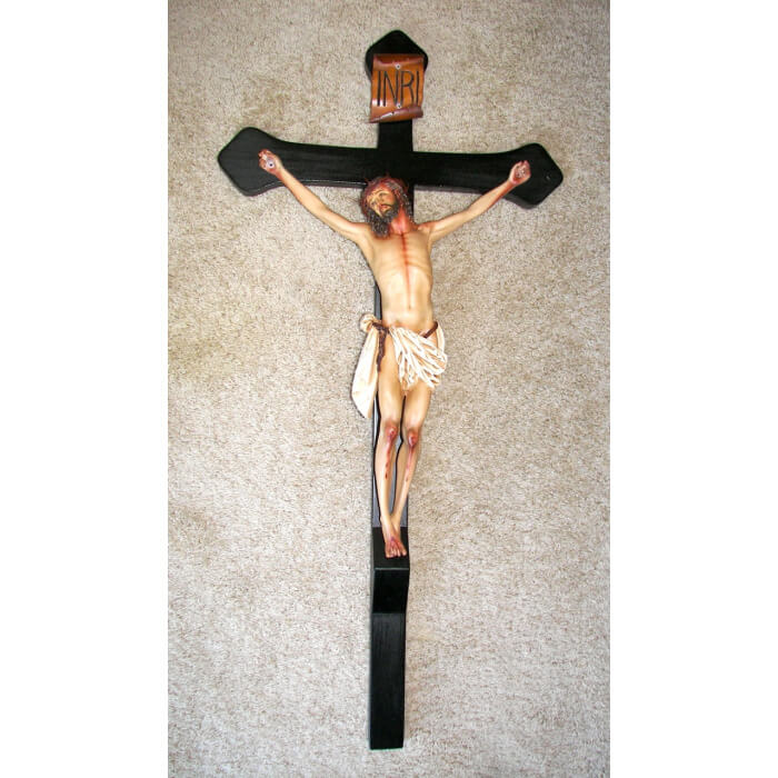 Crucifix 33 Inch alive Statue, Crucifix Thirty Three Inch alive Statue, Cross 33 Inch alive Statue, CrossThirty Three Inch alive Statue, 