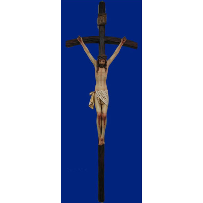 Crucifix 47 Inch, Crucifix Forty Seven Inch, Crucifix Pope JPII Statue, 47 Inch Crucifix Statue, Forty Seven Inch Crucifix Statue