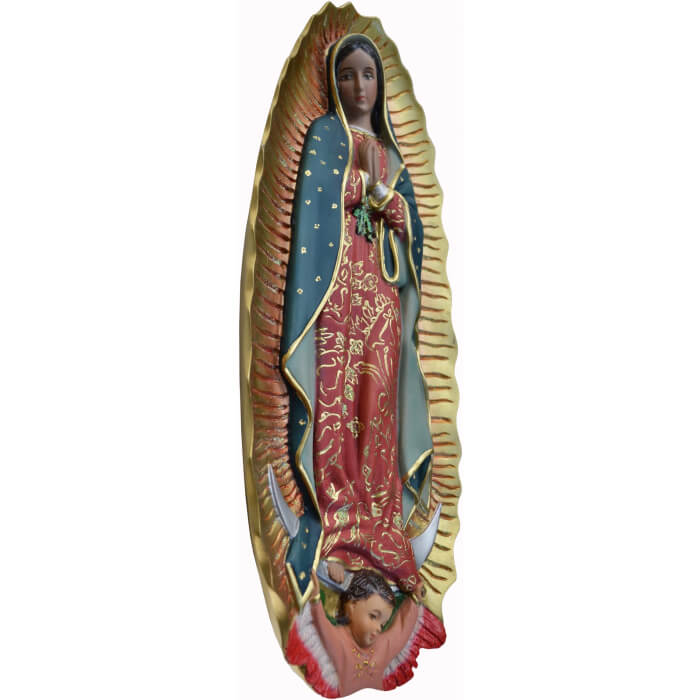 Guadalupe 15 Inch plaque, Guadalupe Fifteen Inch plaque, Guadalupe plaque Statue, 15 Inch Guadalupe plaque, Fifteen Inch Guadalupe plaque Statue