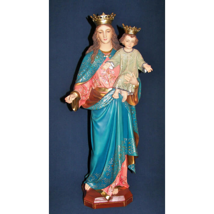 Help of Christians 25 Inch Statue, Help of Christians Twenty Five Inch Statue, Help of Christians Virgins Statue, 25 Inch Help of Christians, Twenty Five Inch Help of Christians Statue