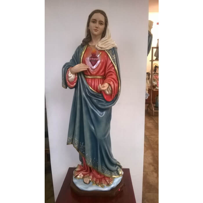 Immaculate Heart 48 Inch Statue, Immaculate Heart Forty Eight Inch Statue, Immaculate Heart Virgins Statue, 48 Inch Immaculate Heart Status, Forty Eight Inch Immaculate Heart Status,
